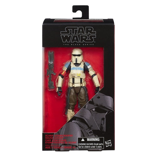 Star Wars The Black Series Scarif Stormtrooper Squad Leader #28 Action Figure (UPC: 630509482603)