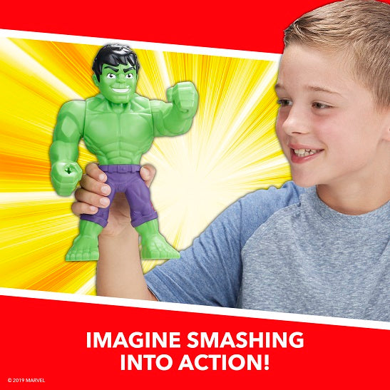 Playskool Heroes – Marvel Super Hero Adventures Mega Mighties Hulk 10-Inch Action Figure (UPC: 630509743384)