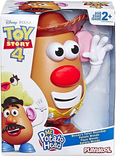 Mr. Potato Head Disney/Pixar Toy Story 4 Woody’s Tater Roundup Figure (UPC: 630509747139)