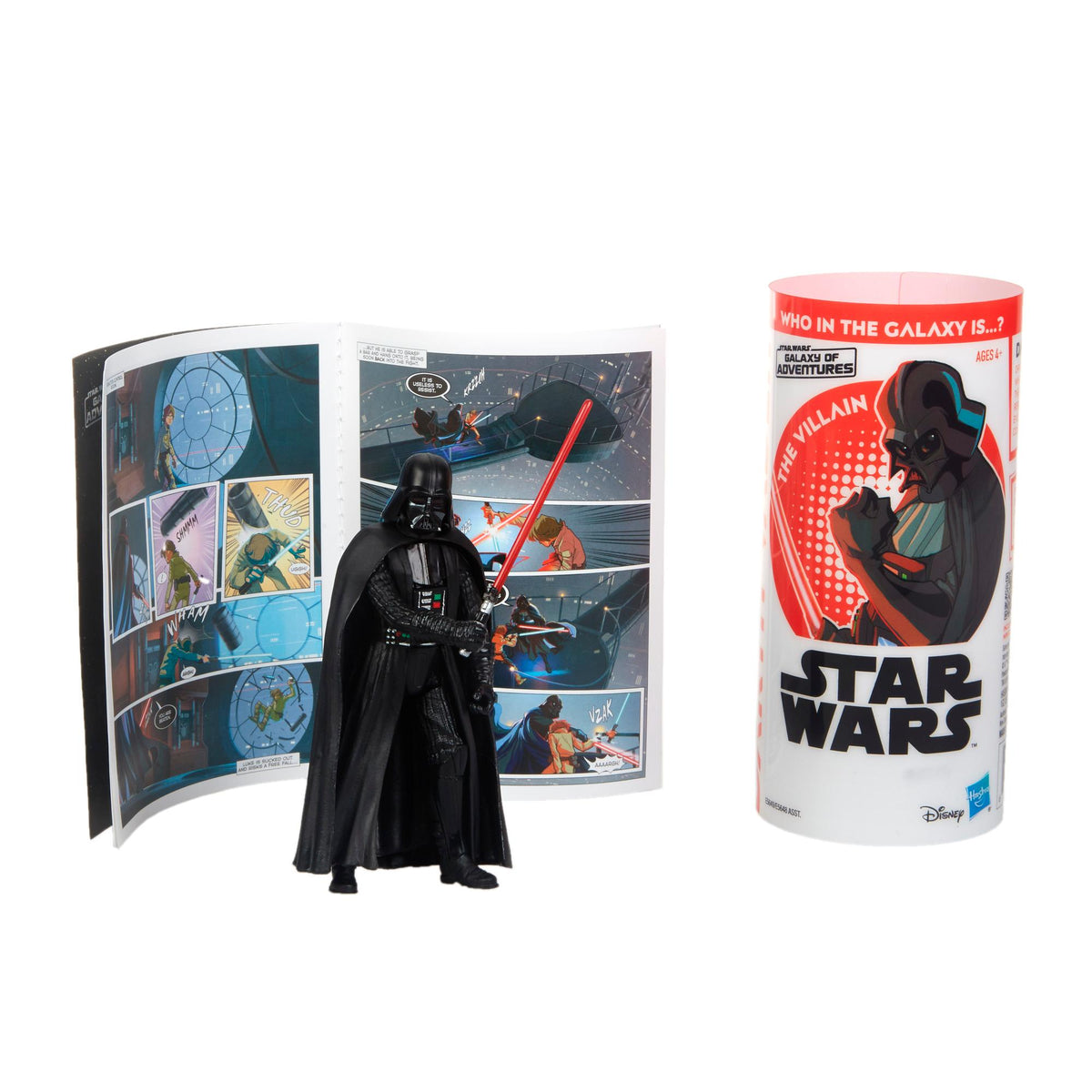 Star Wars Galaxia de Aventuras Darth Vader Figura de Acción de 3,75" con Mini Cómic (UPC: 630509772056)
