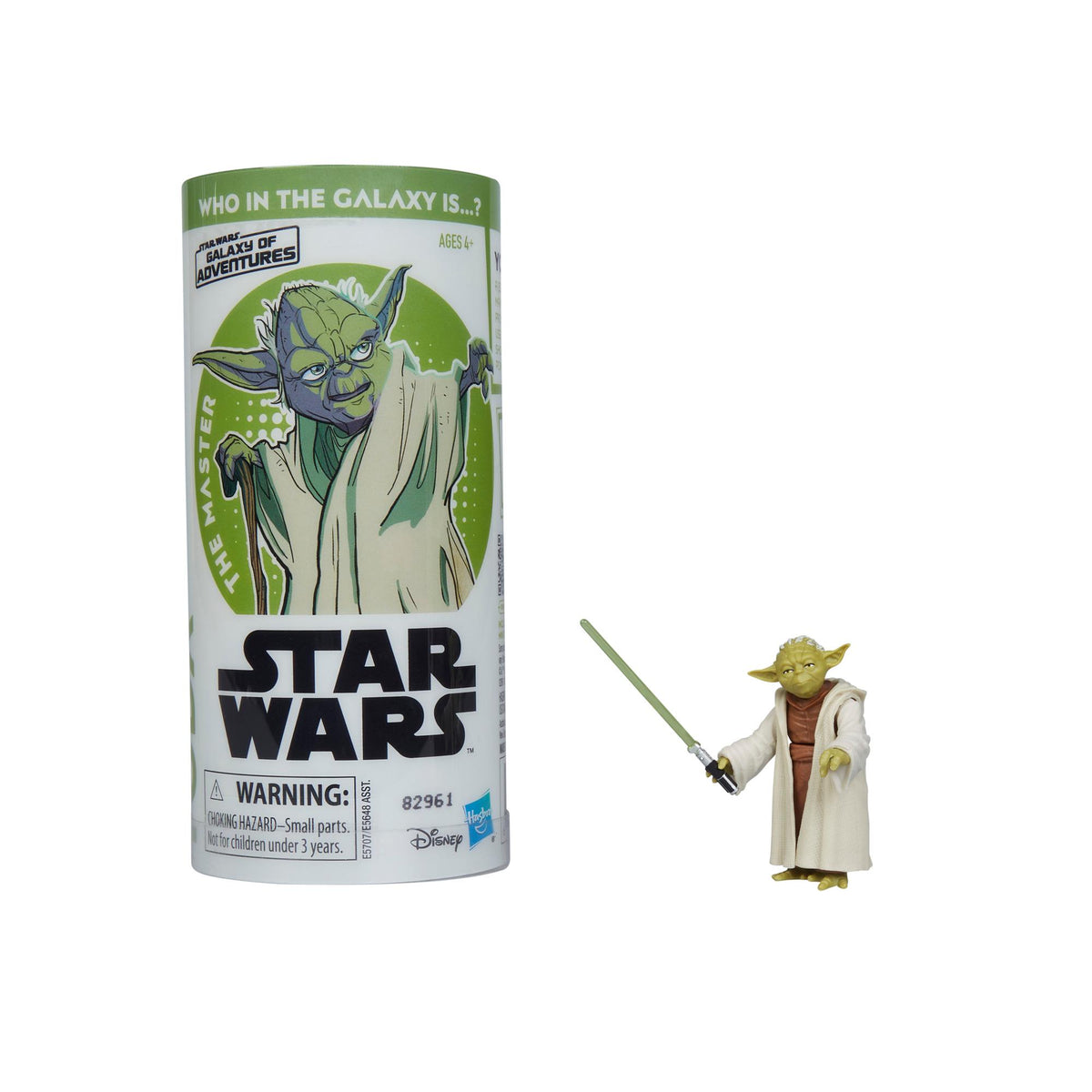 Star Wars Galaxy of Adventures Yoda Figura de Acción de 3.75" con Mini Cómic (UPC: 630509783175)