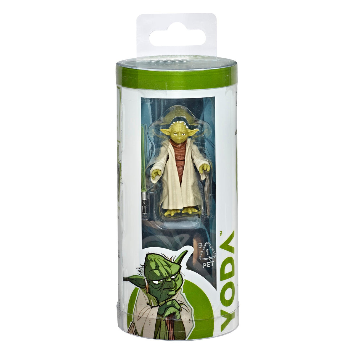Star Wars Galaxy of Adventures Yoda Figura de Acción de 3.75" con Mini Cómic (UPC: 630509783175)