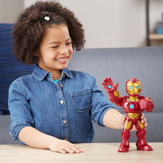 Playskool Marvel Super Hero Adventures Mega Mighties Iron Man 10" Action Figure