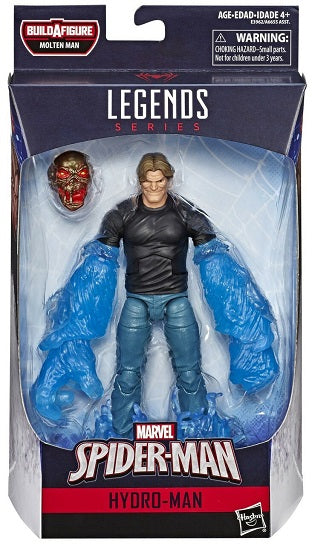 Spider-Man – Marvel Legends Hydro-Man 6-Inch Action Figure – Molten Man BAF Series (UPC: 630509817221)