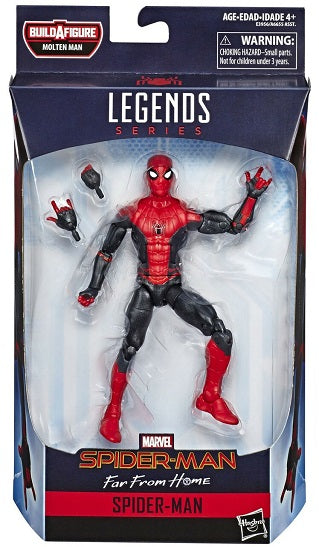 Spider-Man – Marvel Legends Spider-Man 6-Inch Action Figure – Molten Man BAF Series (UPC: 630509817276)