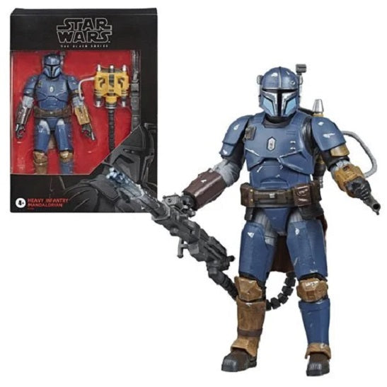 Star Wars The Black Series Heavy Infantry Mandalorian 6-Inch Action Figure – Deluxe Edition (UPC:630509862061)