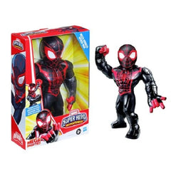 Playskool Marvel Super Hero Adventures Mega Mighties Miles Morales 10-Inch Action Figure (UPC: 630509911325)-1