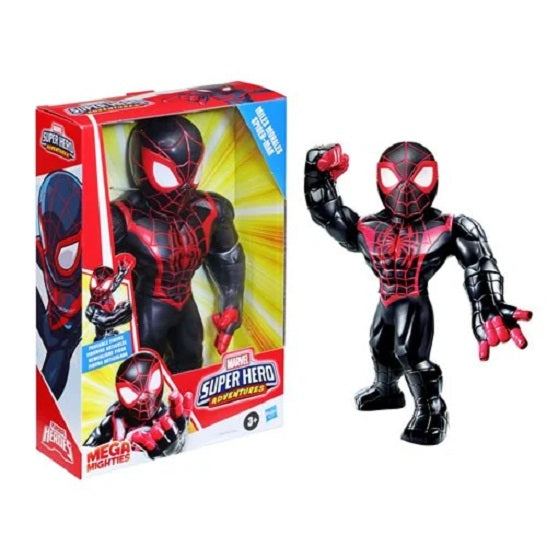 Playskool Marvel Super Hero Adventures Mega Mighties Miles Morales 10-Inch Action Figure (UPC: 630509911325)