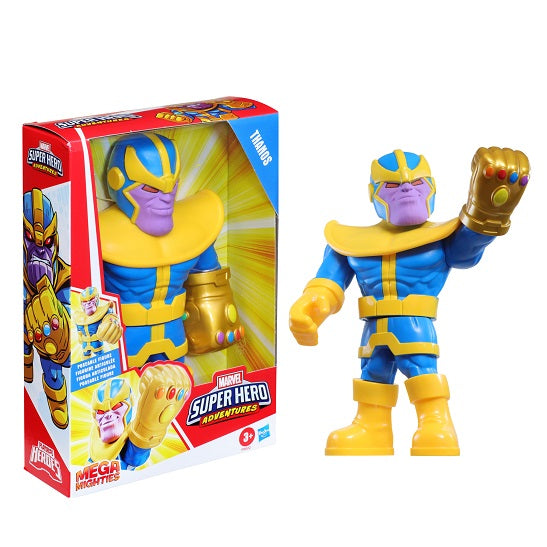Playskool Heroes – Marvel Super Hero Adventures Mega Mighties Thanos 10-Inch Action Figure (UPC: 630509974290)