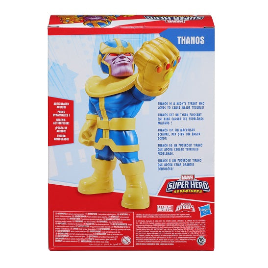 Playskool Heroes – Marvel Super Hero Adventures Mega Mighties Thanos 10-Inch Action Figure (UPC: 630509974290)