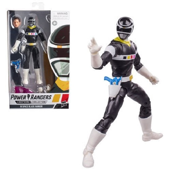 Power Rangers Lightning Collection – In Space Black Ranger 6-Inch Figure (UPC: 630509986002)