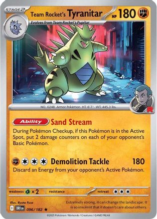 Team Rocket's Tyranitar 96 - SV10 Destined Rivals-1