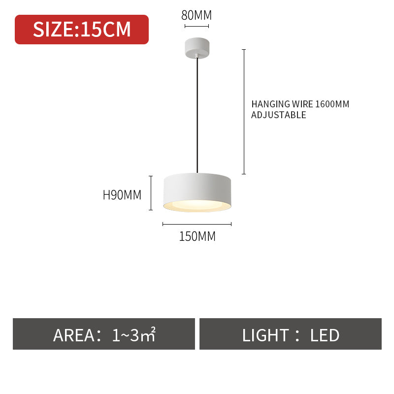 Nordic Creative Bedroom Bedside Single Head Small Chandelier-6