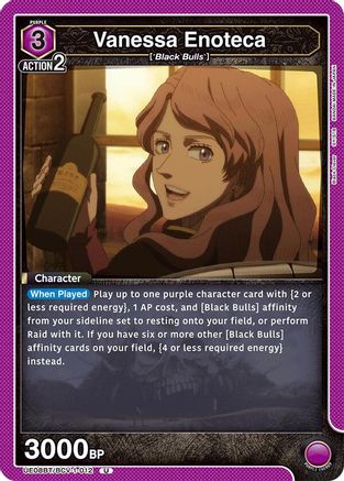 Vanessa Enoteca (012) (UE08BT/BCV-1-012) - UE08BT Black Clover-1