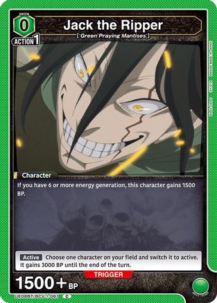 Jack the Ripper (UE08BT/BCV-1-061) - UE08BT Black Clover-1