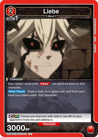 Liebe (UE08BT/BCV-1-072) - UE08BT Black Clover-1