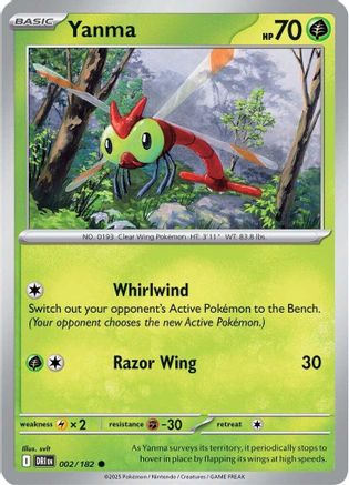 Yanma - 002/182 2 - SV10 Destined Rivals-1