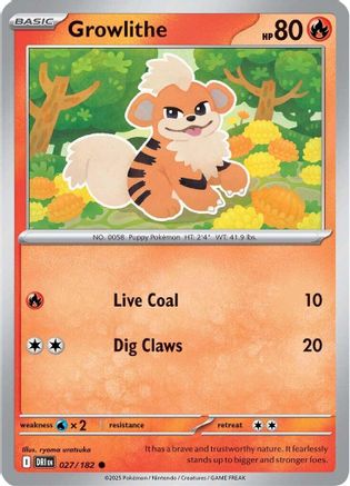 Growlithe 27 - SV10 Destined Rivals-1