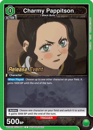 Charmy Pappitson (048) (UEPR/BCV-1-048) - UE08BT Black Clover Release Event Cards-1