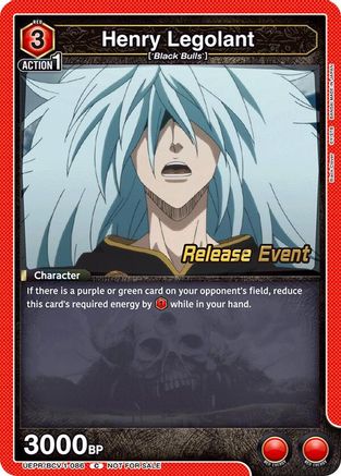 Henry Legolant (UEPR/BCV-1-086) - UE08BT Black Clover Release Event Cards-1