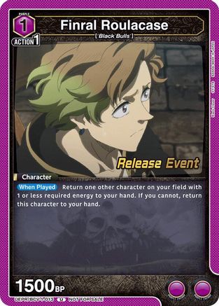 Finral Roulacase (013) (UEPR/BCV-1-013) - UE08BT Black Clover Release Event Cards-1