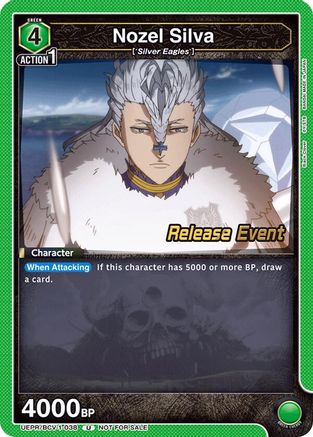 Nozel Silva (UEPR/BCV-1-038) - UE08BT Black Clover Release Event Cards-1