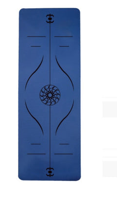 Yoga Mat Posture Line Non-Slip TPE Fitness Mat – Beginner Support &amp; Alignment Guide-11