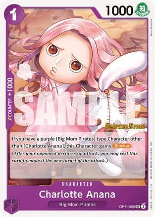 Charlotte Anana (OP11-065) - A Fist of Divine Speed Release Event Cards