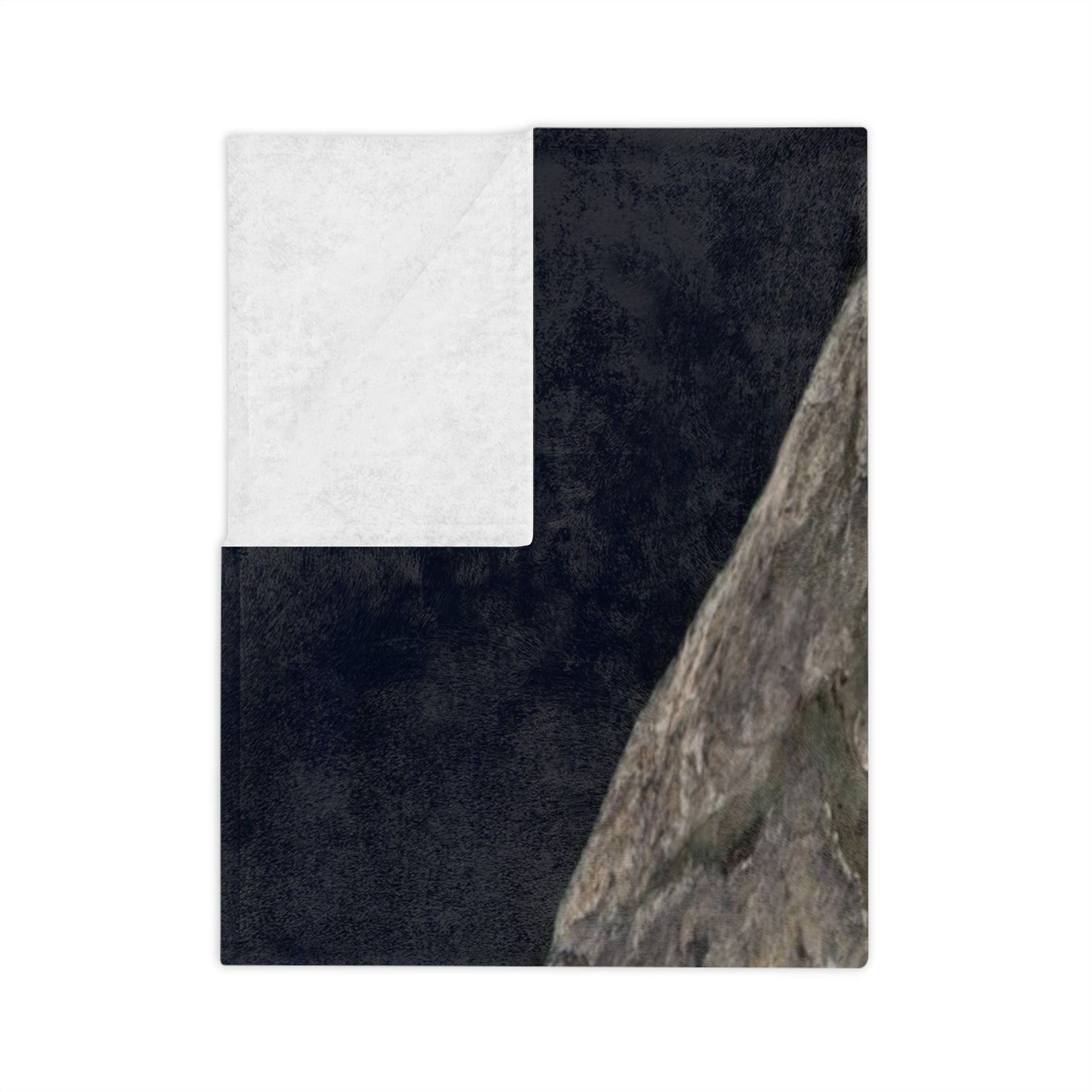 Ivujivik Nunavik Velveteen Throw Blanket