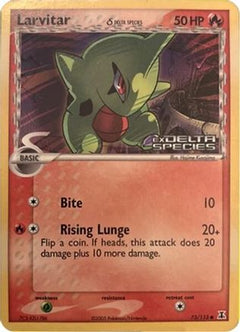 Larvitar (Delta Species Stamp) 73 - Miscellaneous Cards & Products-1