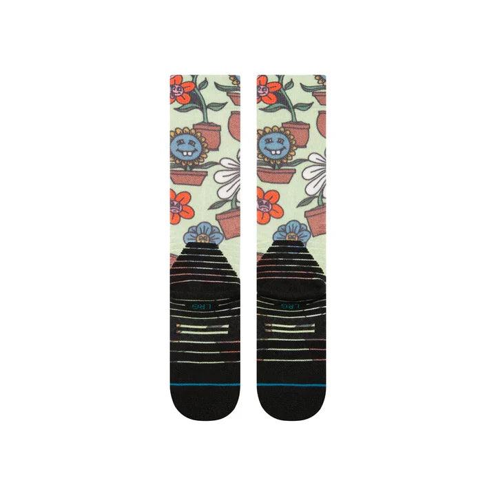 Stance 'Planted' Poly Snow Socks - Green (KIDS)-2