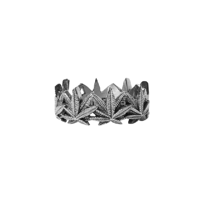 HUF 'Plantlife' Ring - Silver-1