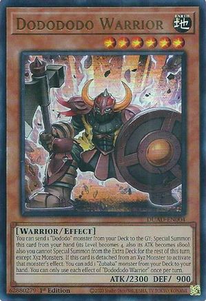 Dodododo Warrior (DUAD-EN004) - Duelist's Advance 1st Edition-1