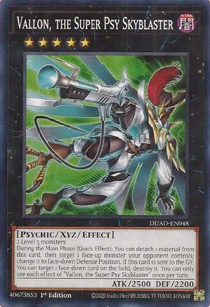 Vallon, the Super Psy Skyblaster (DUAD-EN048) - Duelist's Advance 1st Edition-1
