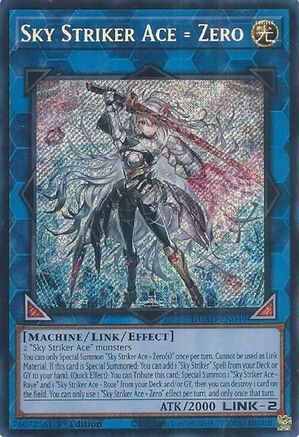 Sky Striker Ace = Zero (DUAD-EN049) - Duelist's Advance 1st Edition-1