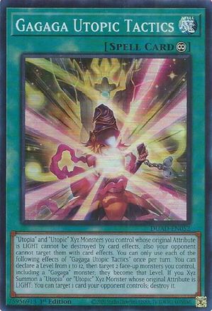Gagaga Utopic Tactics (DUAD-EN052) - Duelist's Advance 1st Edition-1