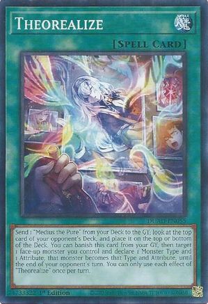 Theorealize (DUAD-EN055) - Duelist's Advance 1st Edition-1