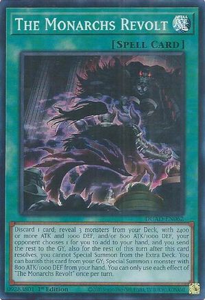 The Monarchs Revolt (DUAD-EN062) - Duelist's Advance 1st Edition-1