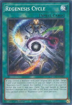 Regenesis Cycle (DUAD-EN063) - Duelist's Advance 1st Edition-1