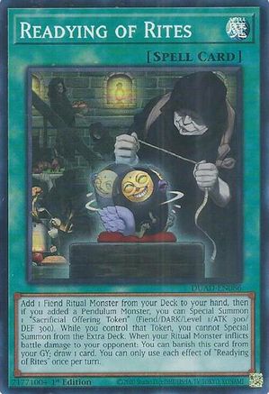 Readying of Rites (DUAD-EN086) - Duelist's Advance 1st Edition-1