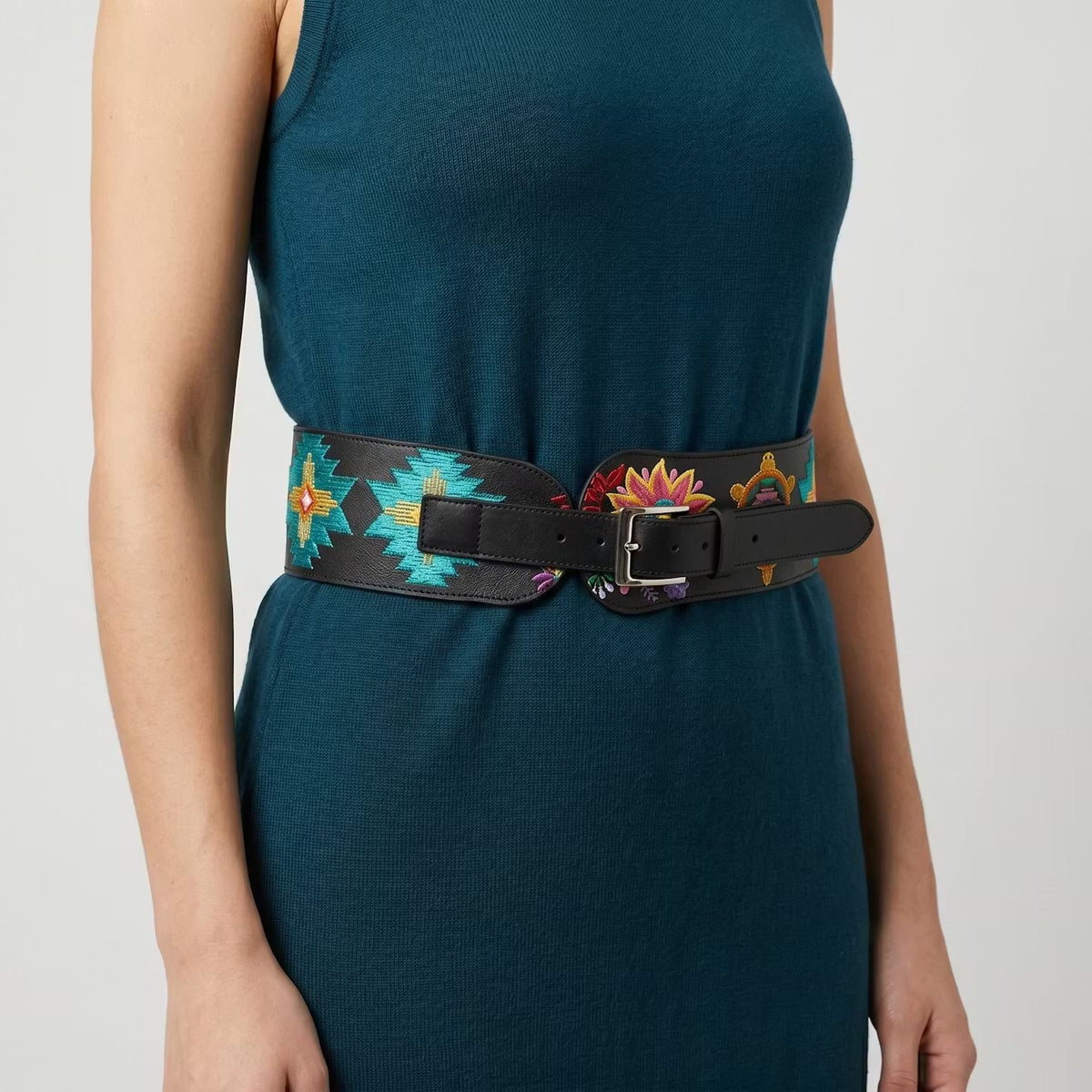 Heritage Leather Regalia Belt (Turtle)-1