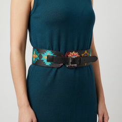 Heritage Leather Regalia Belt (Turtle)-1