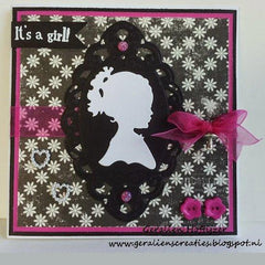Marianne Design: Creatables Dies - Silhouette Girl With Ponytail-2
