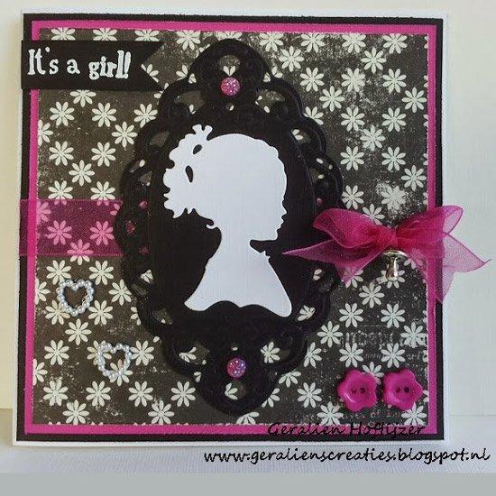 Marianne Design: Creatables Dies - Silhouette Girl With Ponytail-2
