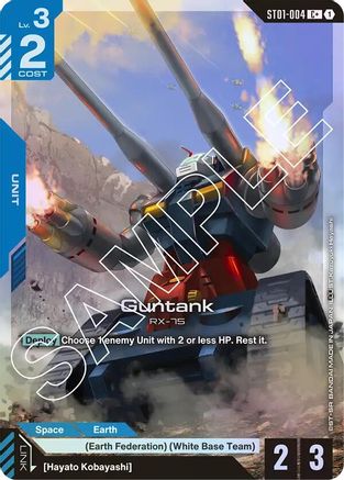 Guntank (C+) (ST01-004) - Starter Deck 01 Heroic Beginnings Holofoil-1
