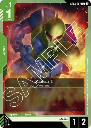 Zaku I (ST03-007) - Starter Deck 03 Zeons Rush-1