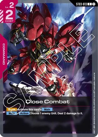 Close Combat (ST03-013) - Starter Deck 03 Zeons Rush-1