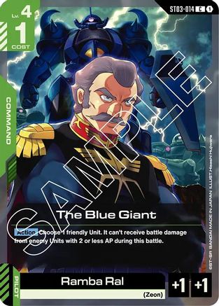 The Blue Giant (ST03-014) - Starter Deck 03 Zeons Rush-1