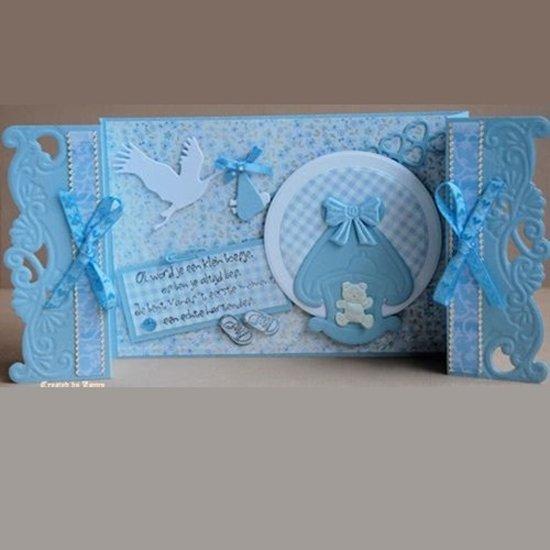 Marianne Design: Collectables Die & Stamp Set - Stork-2