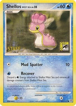 Shellos West Sea (SDCC 2007 Staff) 107 - Miscellaneous Cards & Products-1